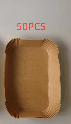 Eco-Friendly Air Fryer Paper Liners - Unbleached, Biodegradable, Round