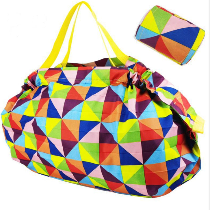 Eco-Friendly Foldable Shopping Bag - Reusable, Lightweight, Portable