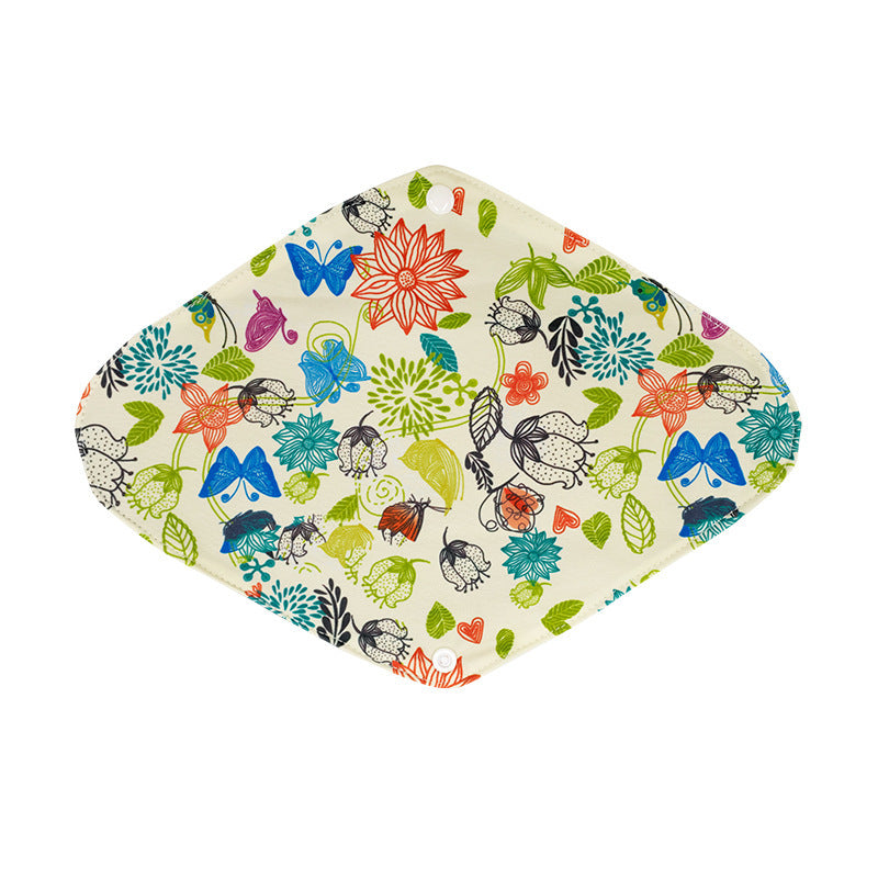 Eco-Friendly Reusable Cloth Menstrual Pads - Multicolored Patterns