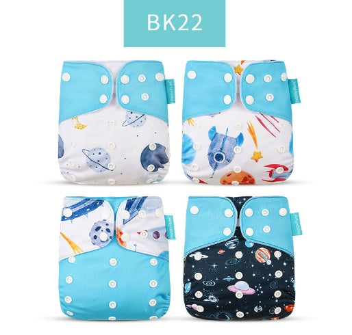Eco-Friendly Reusable Cloth Diapers - Sustainable, Adjustable, and Gentle on Baby's Skin