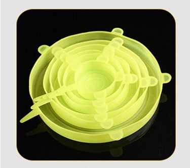 Eco-Friendly Silicone Stretch Lids - Reusable Food Storage Solution