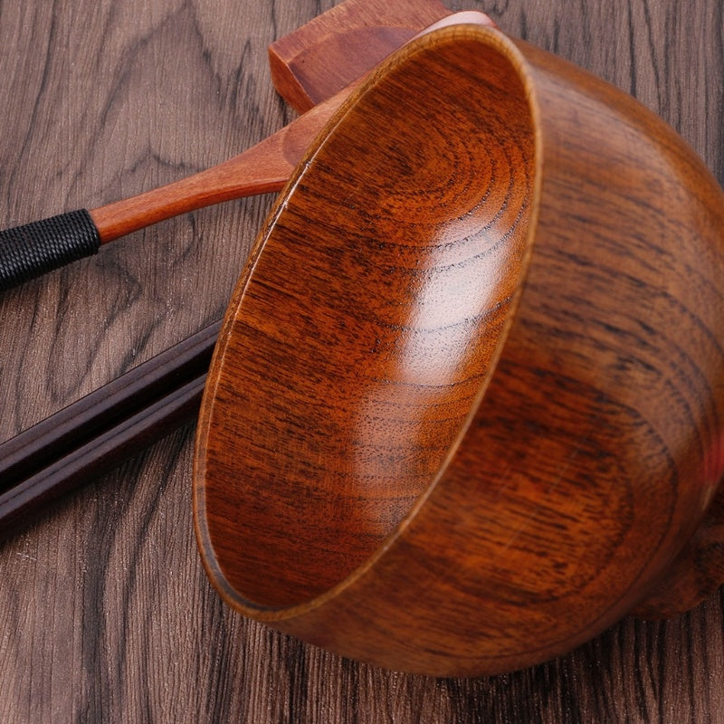 Eco-Friendly Wooden Bowls - Sustainable Kitchenware for Zero-Waste Living