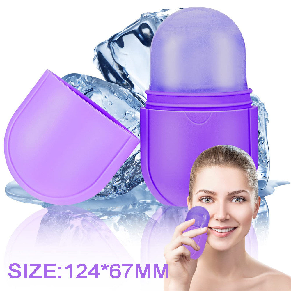 Light Blue Reusable Ice Roller for Skin Care and Wellness
