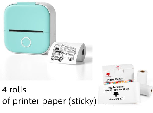 Compact Eco-Friendly Portable Label Printer for Home Organization
