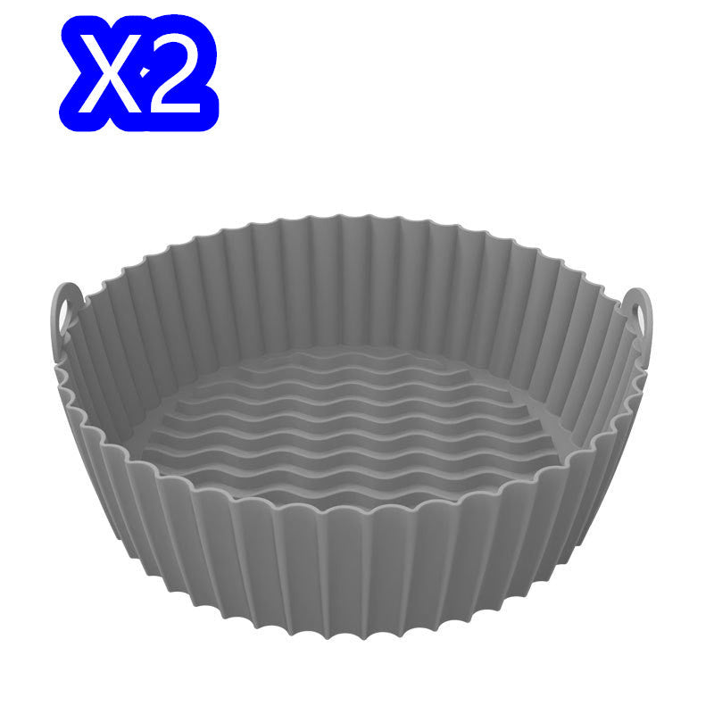 Eco-Friendly Silicone Baking Tray for Air Fryers - Reusable & Durable