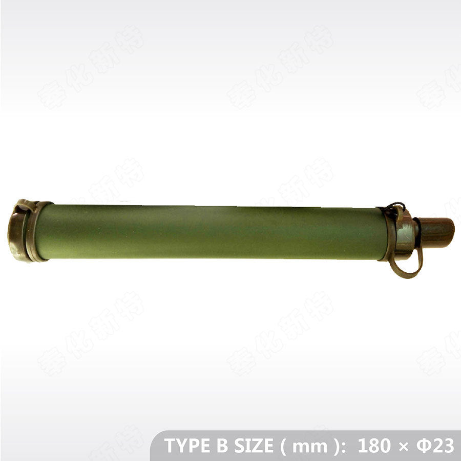 Portable Blue Cylindrical Water Filter for Eco-Friendly Hydration