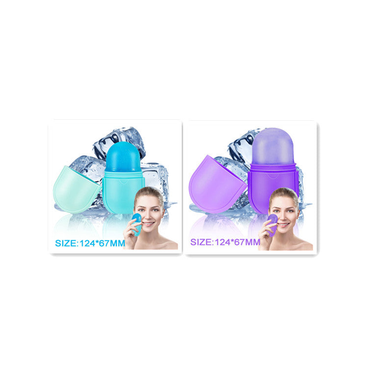 Light Blue Reusable Ice Roller for Skin Care and Wellness