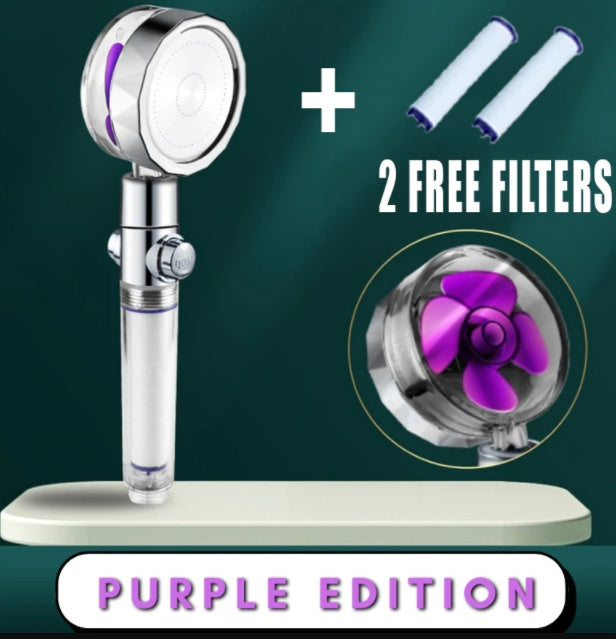 Water-Saving Handheld Shower Head with 360° Rotation and Adjustable Angles