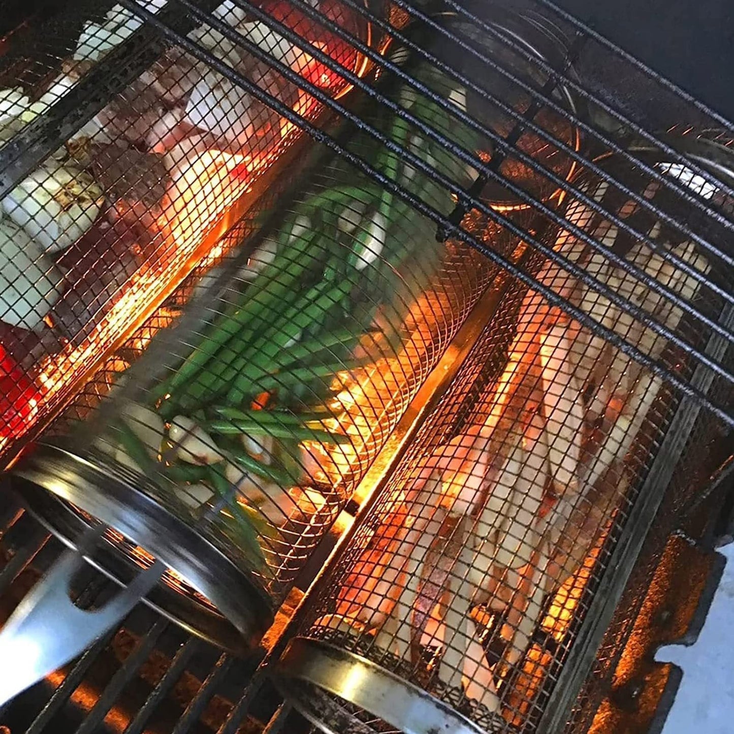 Stainless Steel Grill Basket for Even Cooking