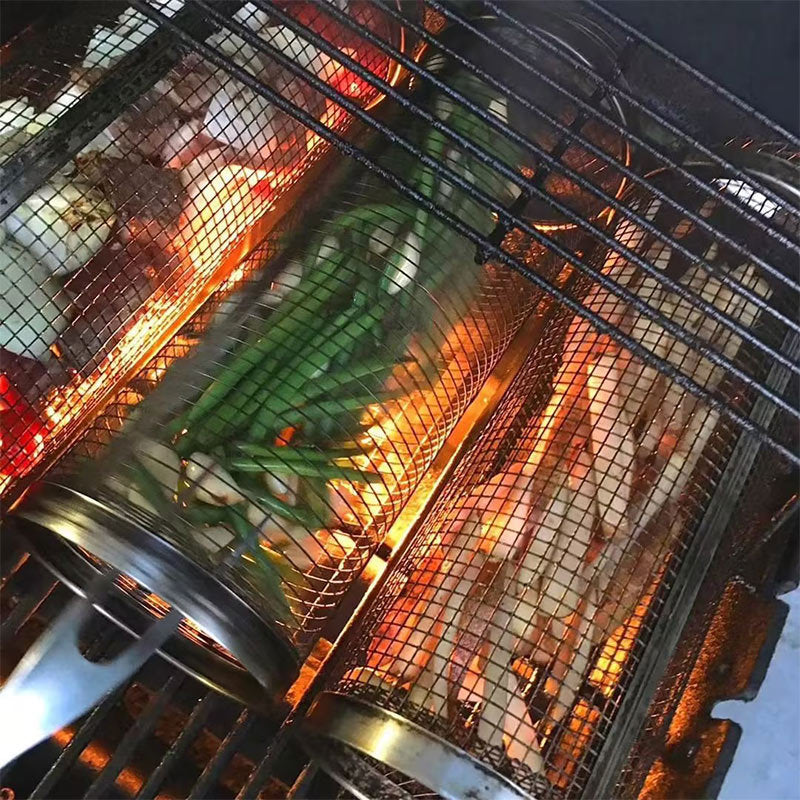 Stainless Steel Grill Basket for Even Cooking