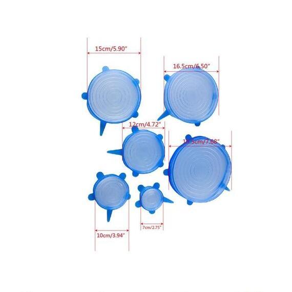 Eco-Friendly Silicone Stretch Lids - Reusable Food Storage Solution