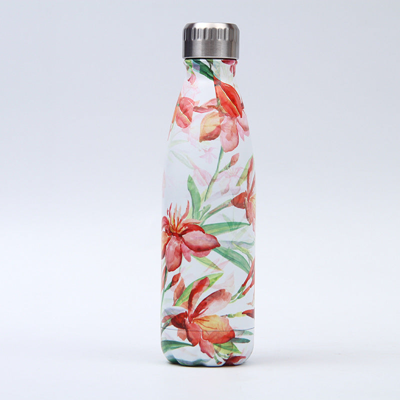 Insulated Stainless Steel Water Bottle - Eco-Friendly, Reusable, 500ml