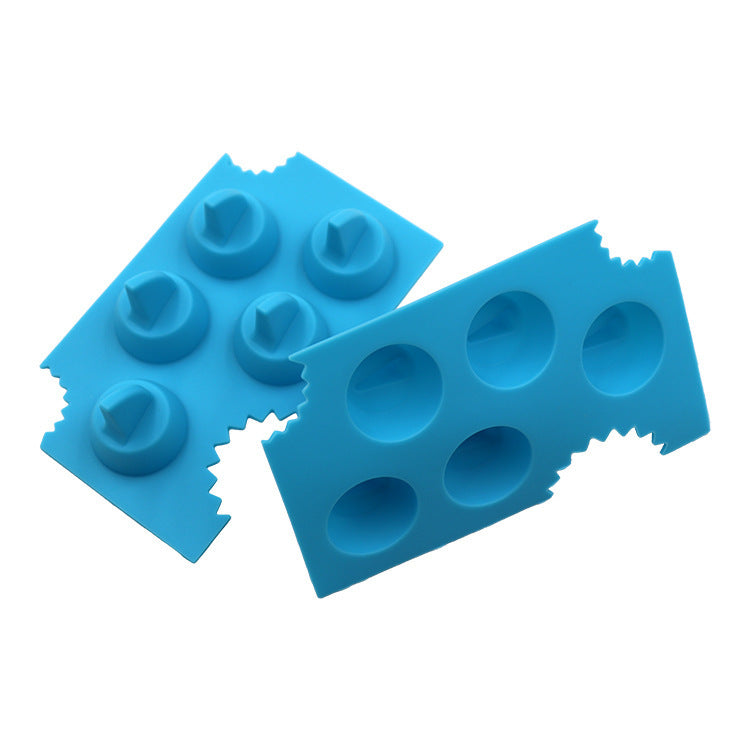 Silicone Shark Fin Ice Cube Tray - Eco-Friendly, Reusable, Durable