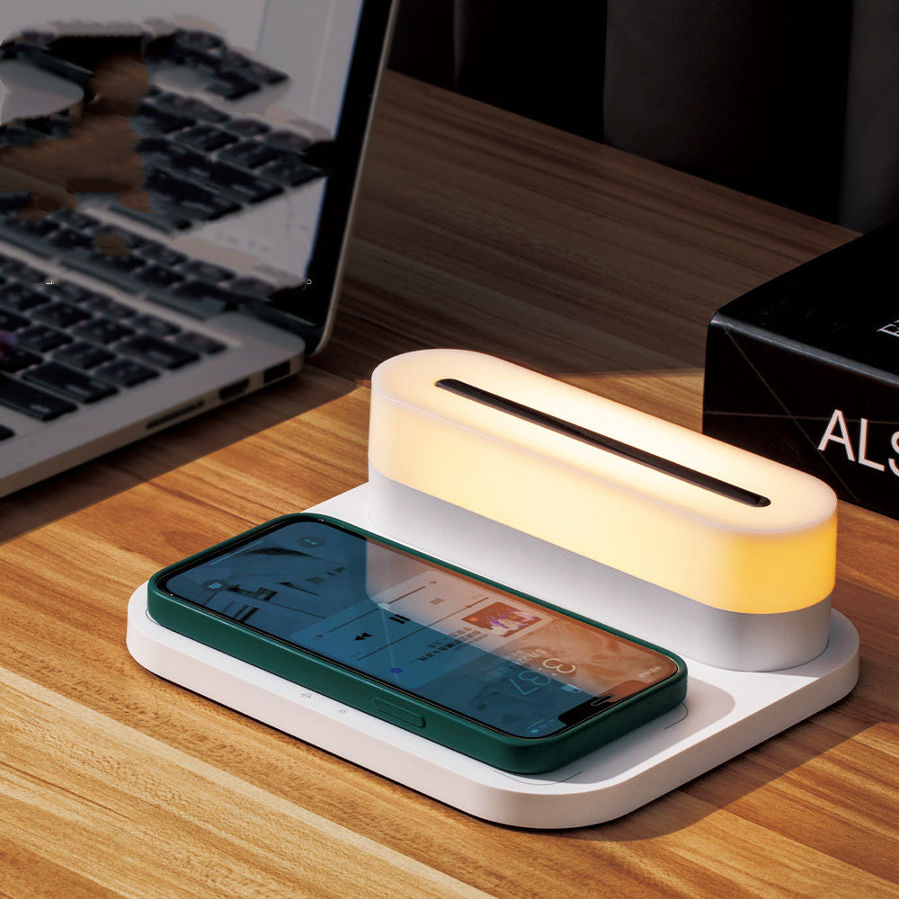 Wireless Charging Station with LED Night Light