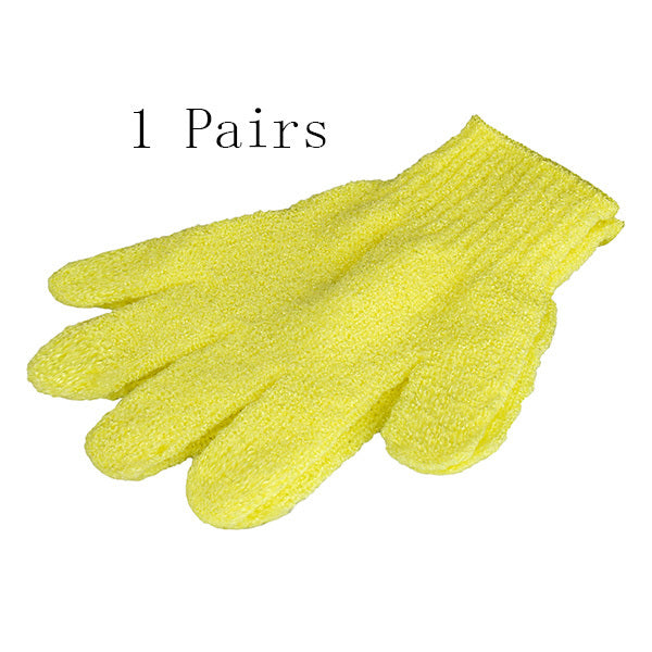Eco-Friendly Exfoliating Gloves - Reusable Pink & Green Skin Care