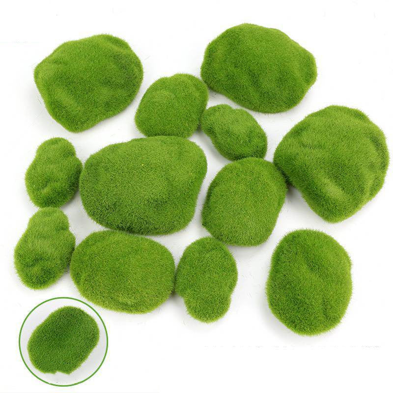 Eco-Friendly Decorative Moss Stones for Home Décor