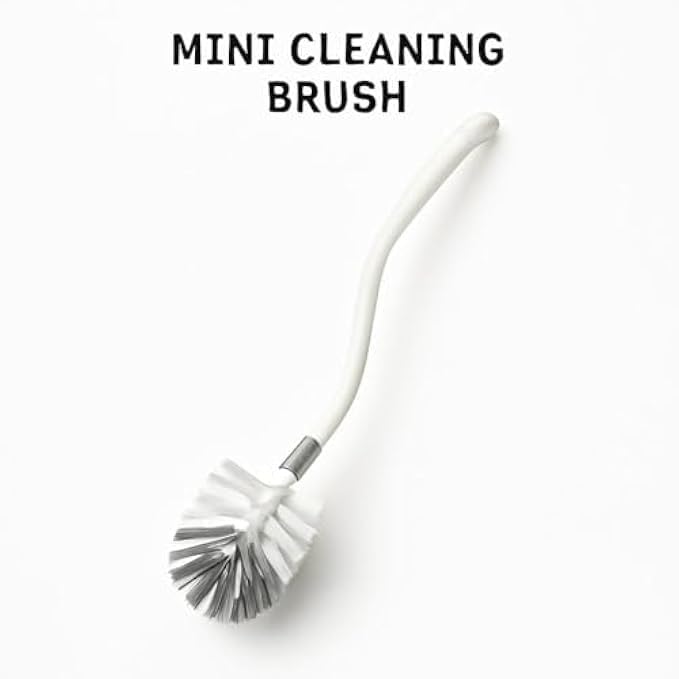 Mini Cleaning Brush – Bottle Brush & Straw Cleaner for Tumblers, Baby Bottles, Coffee Machines, Keyboards & Jewelry – Soft Bristles, Flexible Narrow Head