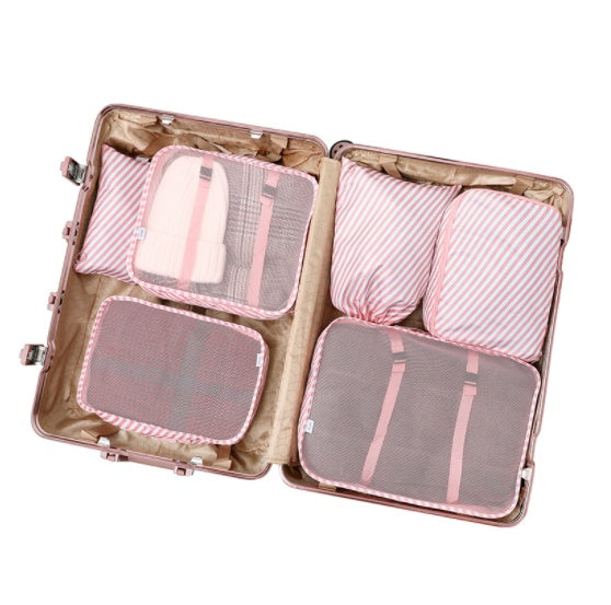 Eco-Friendly Travel and Storage Organizer Set - Light Blue