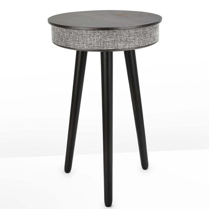 Eco-Friendly Side Table with Integrated Bluetooth Speaker