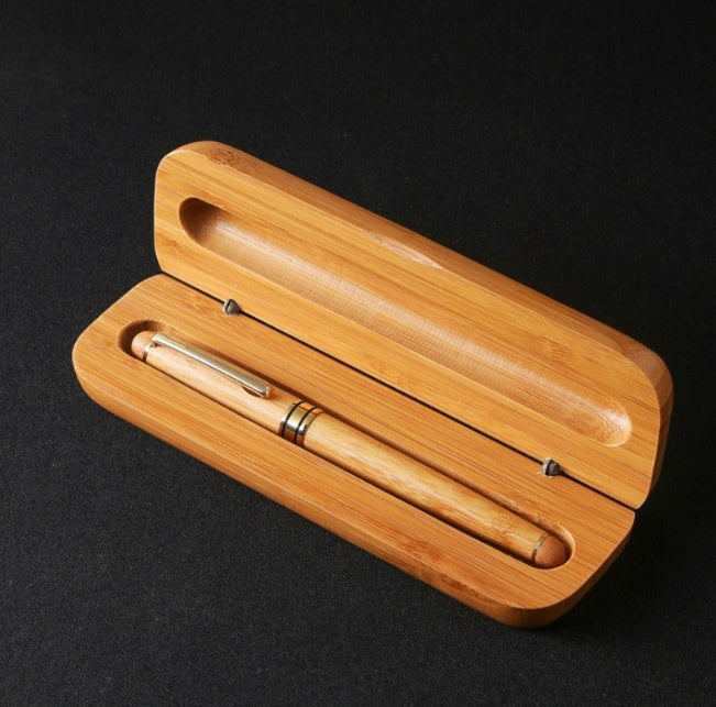 Eco-Friendly Bamboo Pen with Case - Sustainable Writing Instrument