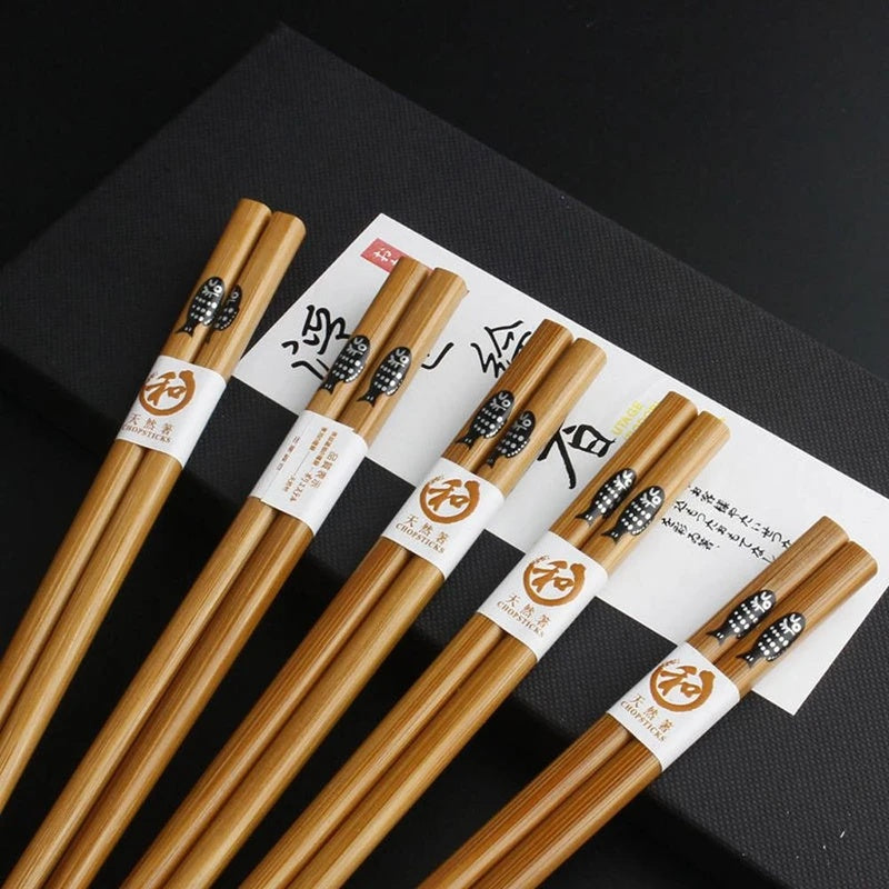Eco-Friendly Bamboo Reusable Chopsticks - Sustainable Dining Essentials