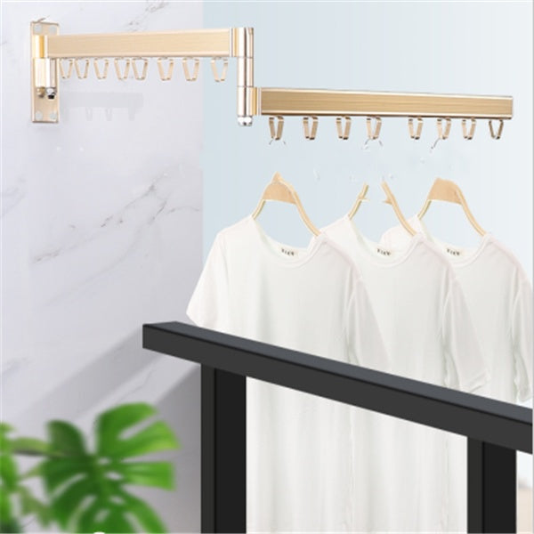 Space-Saving Wall-Mounted Clothes Drying Rack - Eco-Friendly, Durable, Easy Installation