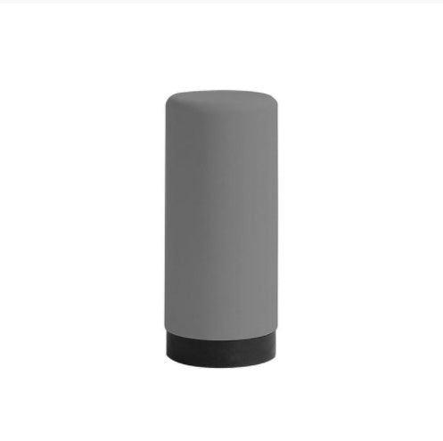 Eco-Friendly Refillable Liquid Soap Dispenser - Sustainable Gray Silicone Design