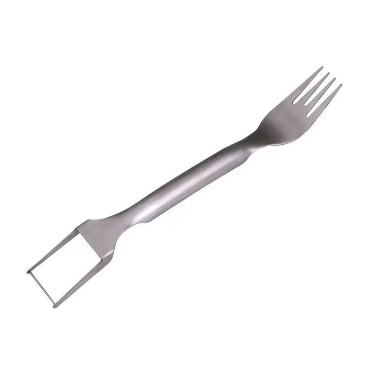 2-in-1 Stainless Steel Watermelon Fork and Slicer - Eco-Friendly Kitchen Tool