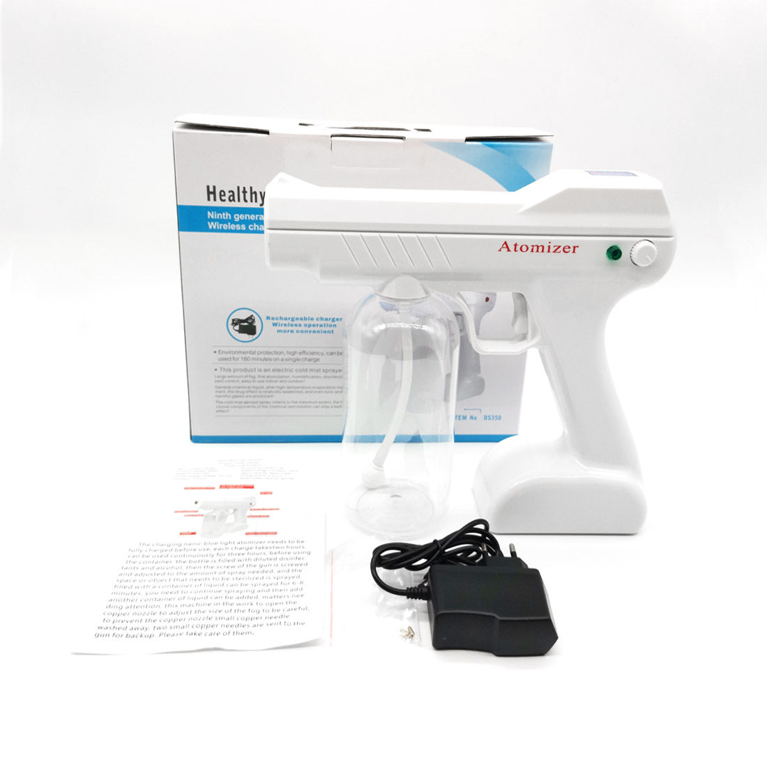 Eco-Friendly Refillable Spray Gun with Durable Copper Nozzles