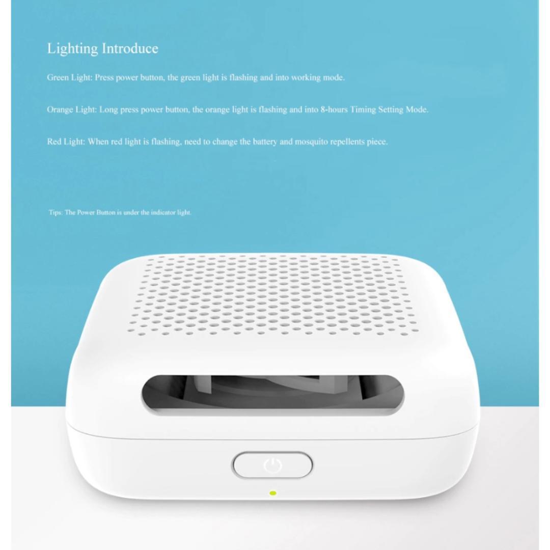 Portable Ultrasonic Mosquito Repellent Device with Plant-Based Mat