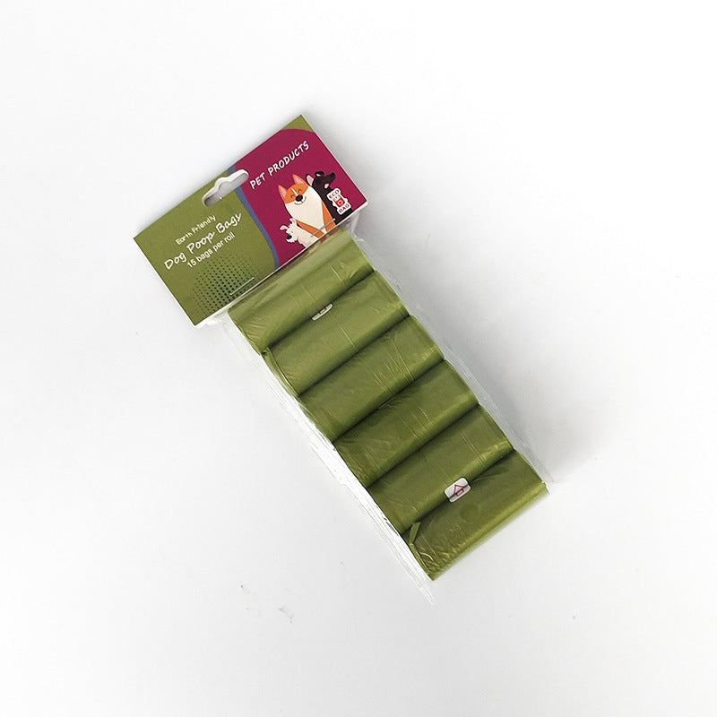 Eco-Friendly Biodegradable Dog Poop Bags - Green Pet Waste Solution