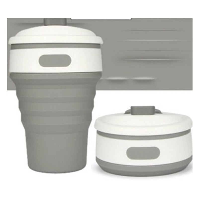 Collapsible Travel Cup - Eco-Friendly Reusable Silicone Cup for On-the-Go
