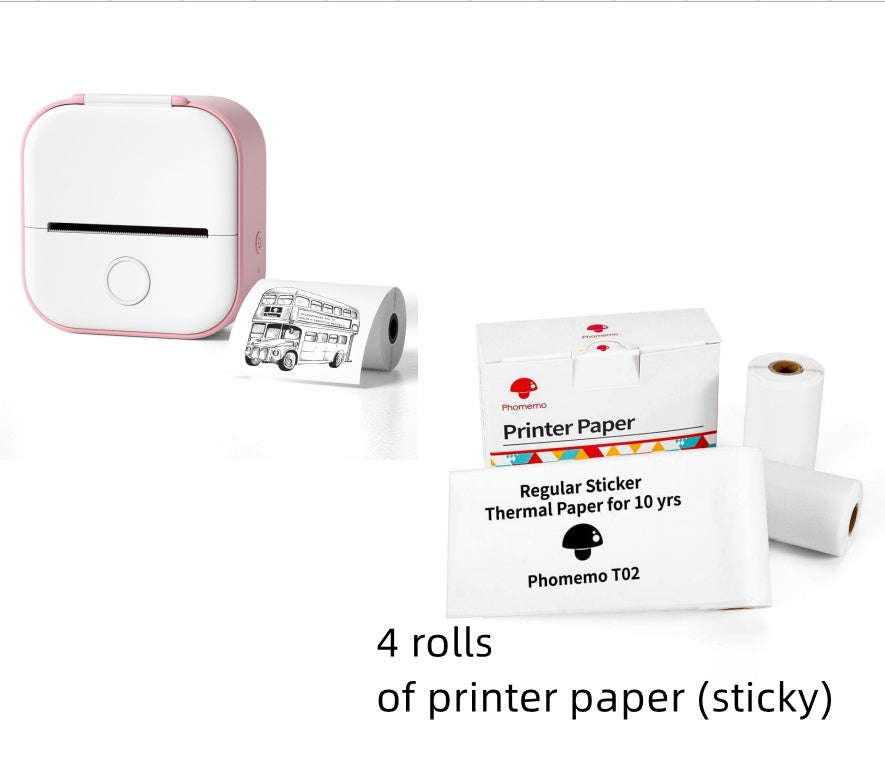 Compact Eco-Friendly Portable Label Printer for Home Organization