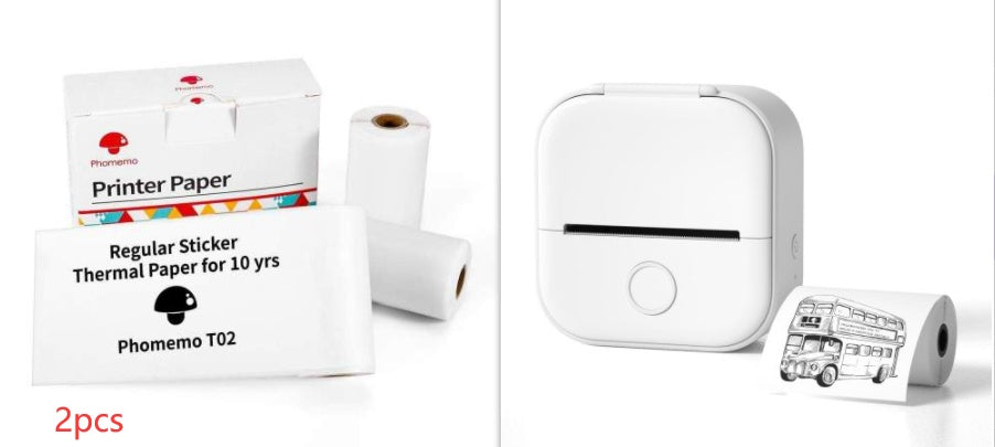 Compact Eco-Friendly Portable Label Printer for Home Organization