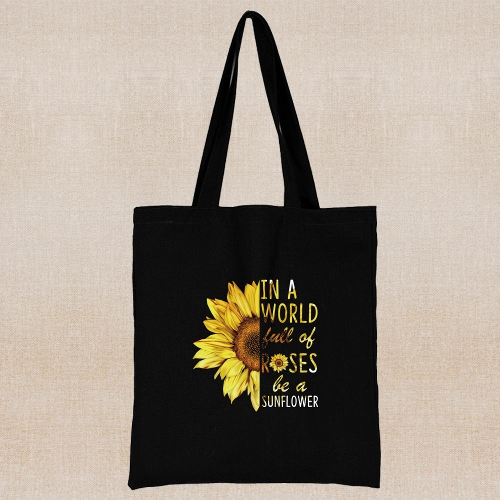 Eco-Friendly Daisy Tote Bag - Sustainable, Reusable, Durable