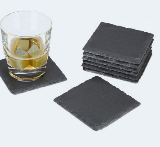 Eco-Friendly Slate Serving Platters & Coasters - Durable, Stylish, Sustainable