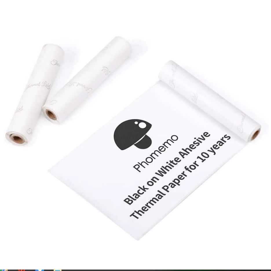 Eco-Friendly Decorative Stickers - Black & White Illustrations