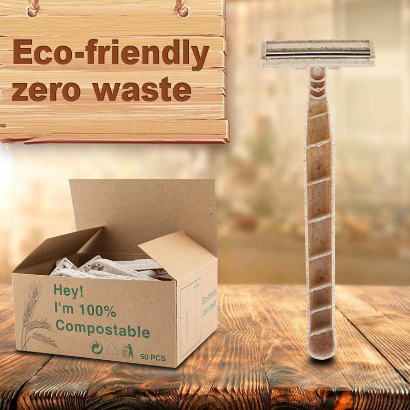Eco-Friendly Biodegradable Razor for Sustainable Shaving