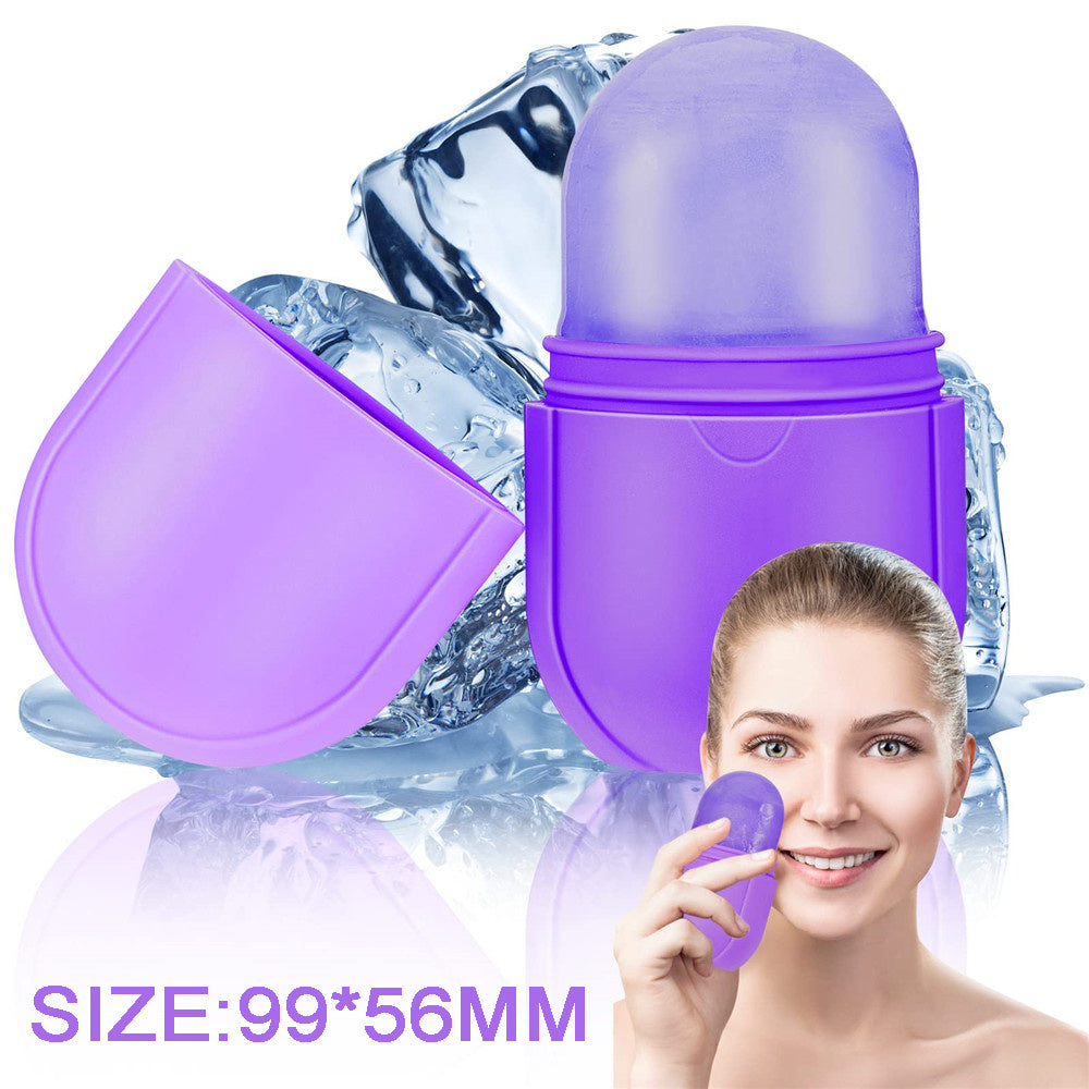 Light Blue Reusable Ice Roller for Skin Care and Wellness