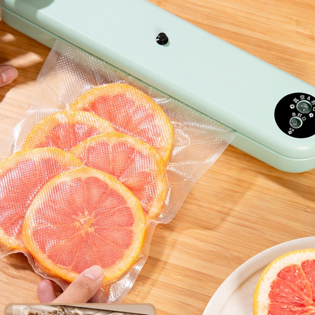 Compact Eco-Friendly Vacuum Sealer for Food Preservation