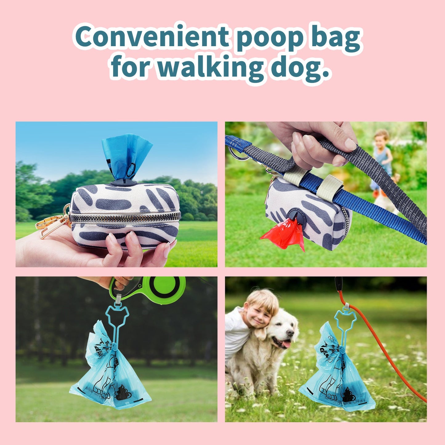 Eco-Friendly Lavender Scented Doggy Potty Bags - 270 Count