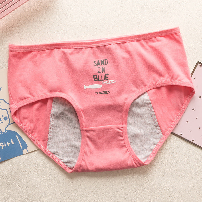 Eco-Friendly Women's Cotton Briefs - Sustainable Comfort in Navy, Pink, Green & Coral