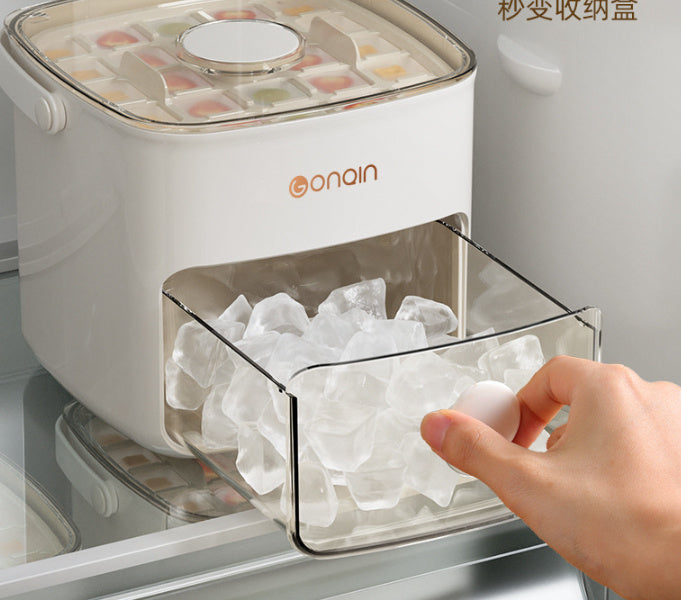 Eco-Friendly Countertop Ice Cube Maker - Sustainable & Reusable