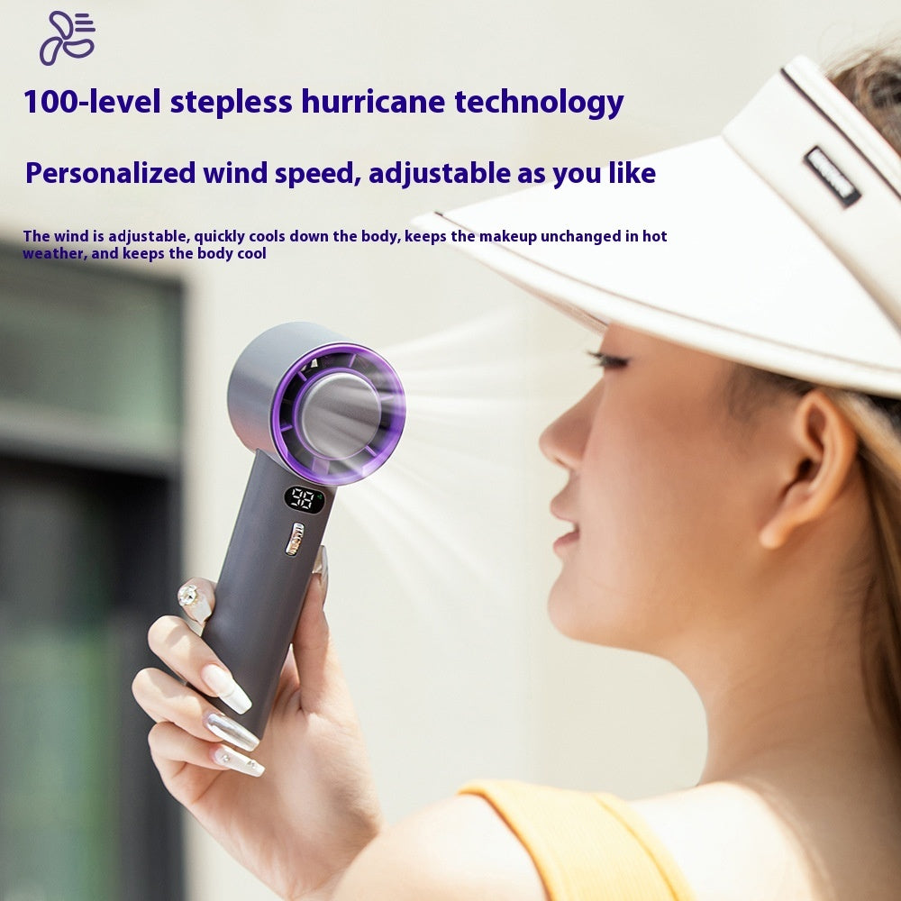 Portable Eco-Friendly Handheld Fan for Personal Cooling
