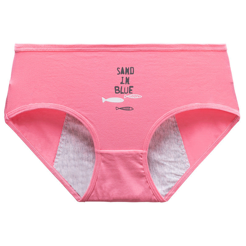 Eco-Friendly Women's Cotton Briefs - Sustainable Comfort in Navy, Pink, Green & Coral