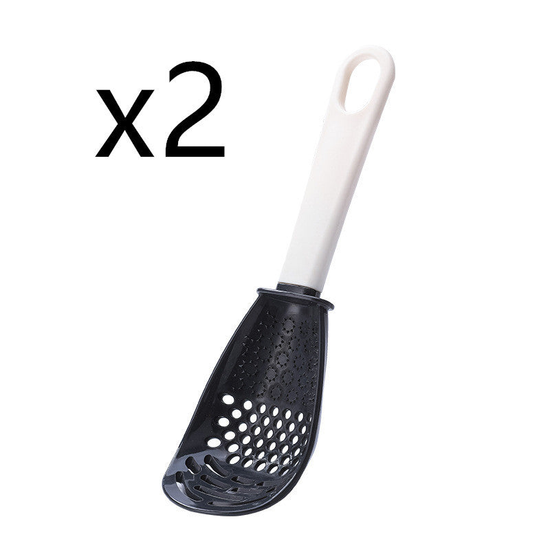 Multi-Functional Kitchen Strainer Spoon - Eco-Friendly Cooking Tool
