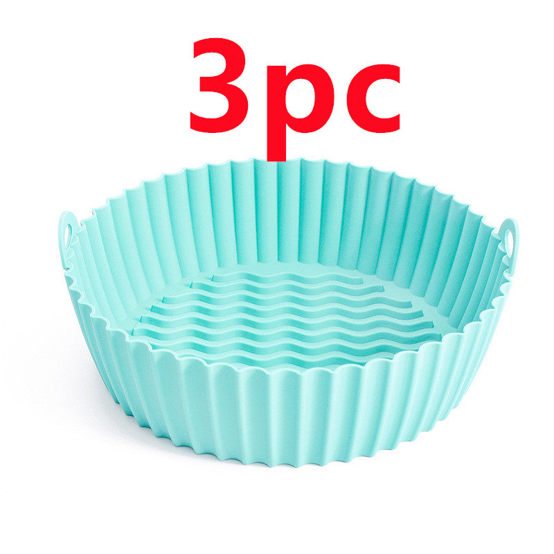Eco-Friendly Silicone Baking Tray for Air Fryers - Reusable & Durable