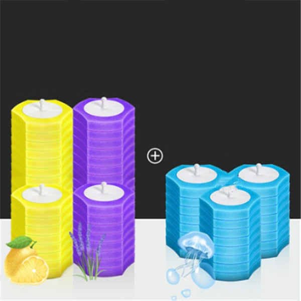 Eco-Friendly Toilet Brush with Holder & Cleaning Tablets