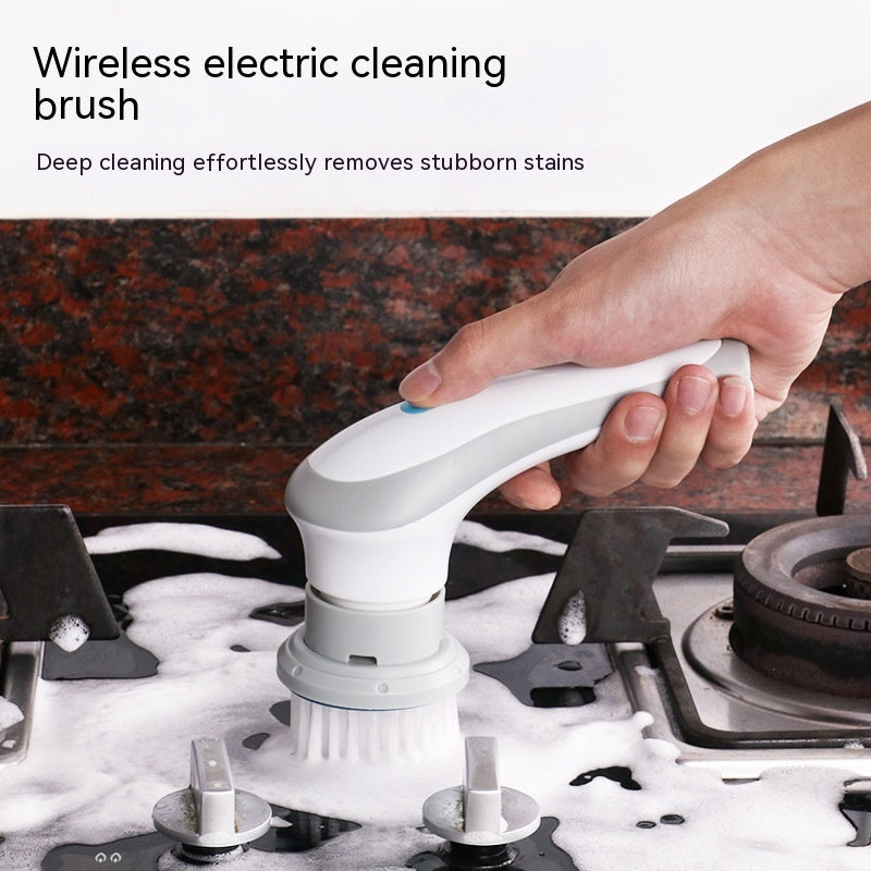 Rechargeable Multi-Use Electric Cleaning Brush Set with USB Charging