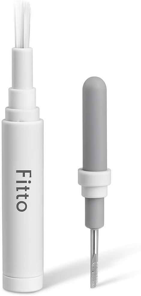 Multifunctional Cleaning Pen for Earbuds with Brush and Metal Tool